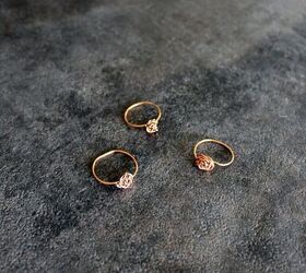 how to make diy dainty stacking wire rings