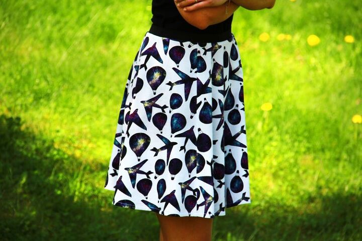 free pattern how to sew women s skirt swing