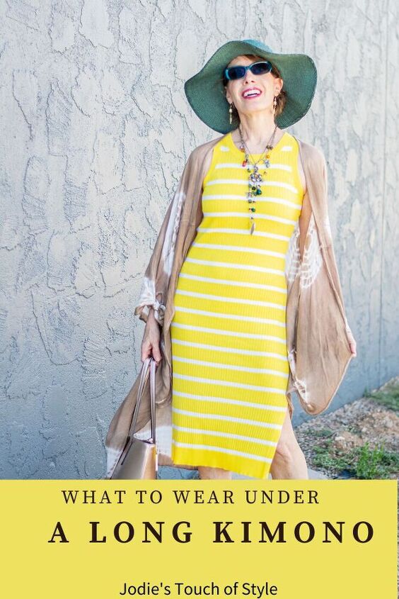 5 ideas of what to wear under a long kimono