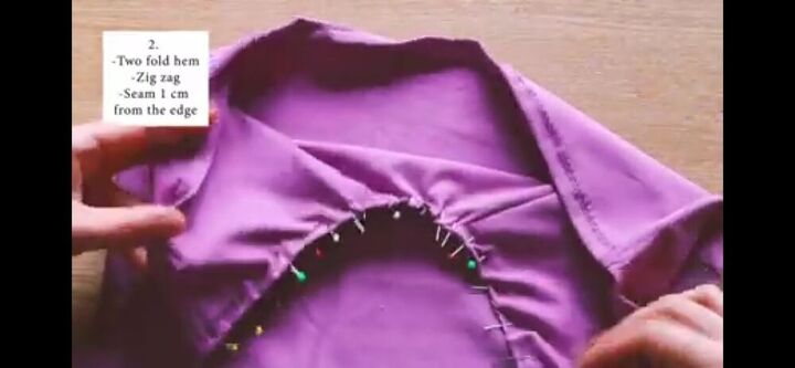 how to make a halter neck mini dress, Sewing a mini dress