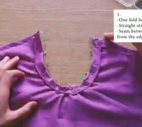 how to make a halter neck mini dress, Sewing a mini dress with halter neckline