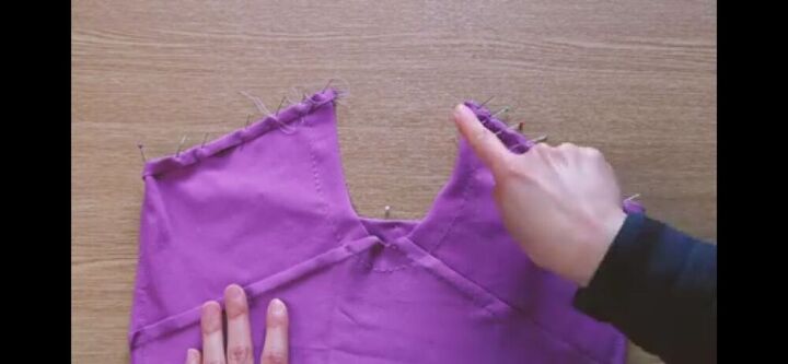 how to make a halter neck mini dress, Sewing an halterneck dress