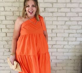 who what wear orange dress Who What Wear Dresses | S- Who What Wear Women's Balloon Long Sleeve Dress | Color: Orange/White | Size: S