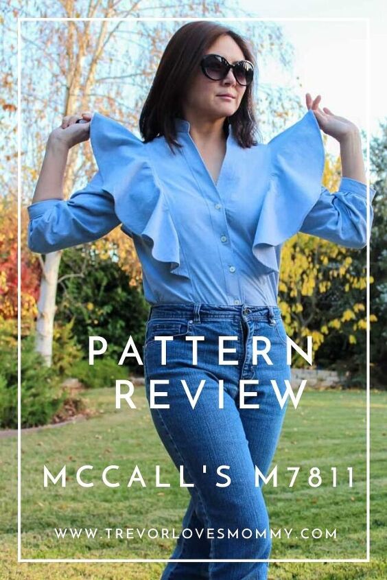 pattern review mccalls m7811 ruffle top