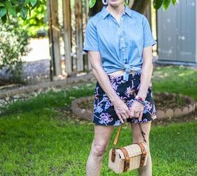 what to wear with floral shorts with my color recipe