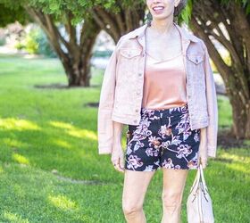 what to wear with floral shorts with my color recipe