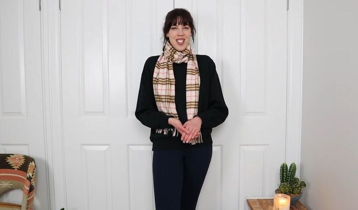 how to style a burberry scarf