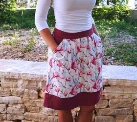 how to sew a pleated skirt from knit paradise