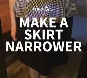 How to Make a Skirt Narrower | Upstyle