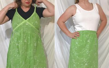 Lime Green Dress to Skirt