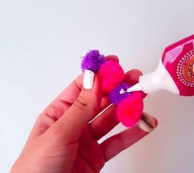how to make pom pom earrings, pom pom earrings tutorial