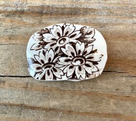 Making a Ceramic Brooch Pin Out of Old Saucers!