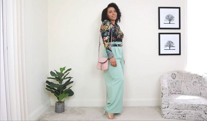 how to style wide leg pants, Basic wide leg pants style