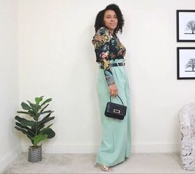 how to style wide leg pants, Easy wide leg pants style