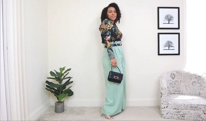 how to style wide leg pants, Easy wide leg pants style