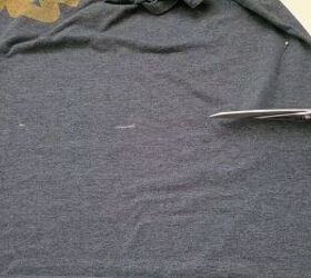 diy wrap top from t shirt no sew