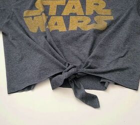 diy wrap top from t shirt no sew