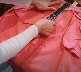 diy mini skirt thrift flip, How to make a DIY mini skirt
