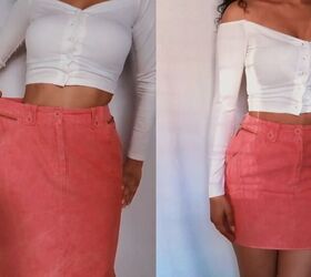 DIY Mini Skirt Thrift Flip