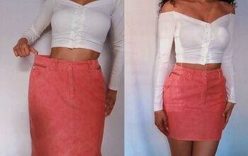 DIY Mini Skirt Thrift Flip