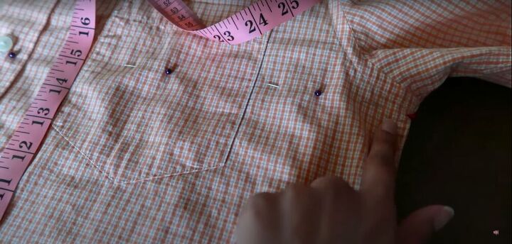 mens shirt refashion to cute cropped jacket and mini skirt, DIY men s shirt refashion