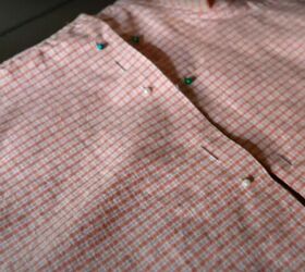 mens shirt refashion to cute cropped jacket and mini skirt, Men s shirt refashion tutorial