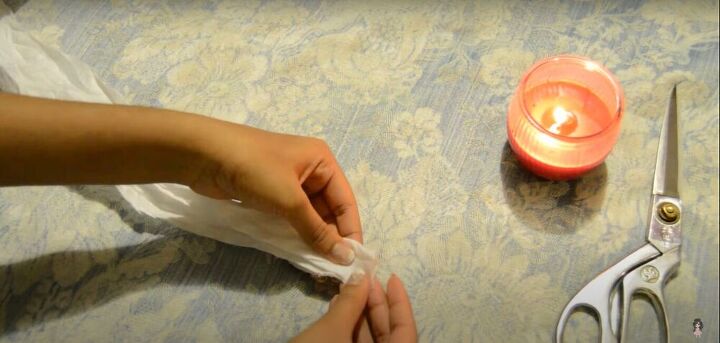 how to make fabric roses from scrap fabric, How to make fabric roses