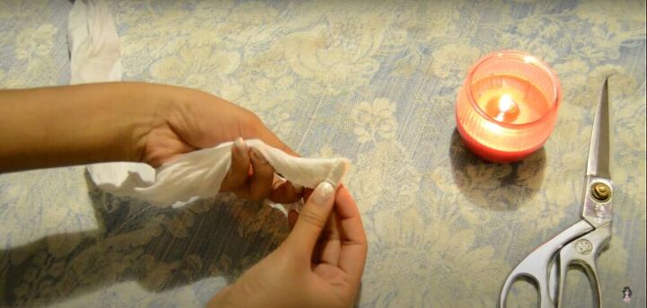 how to make fabric roses from scrap fabric, Easy fabric roses