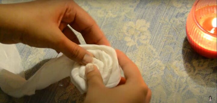 how to make fabric roses from scrap fabric