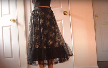 Easy Vintage-Inspired Lace Skirt DIY