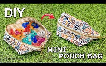 How to Make a Mini Pouch With a Zipper
