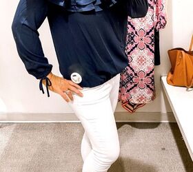 sharing some fun looks for the summer, Michael Kors navy top