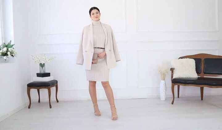how to wear a cream dress in the winter lisa123marie on LTK