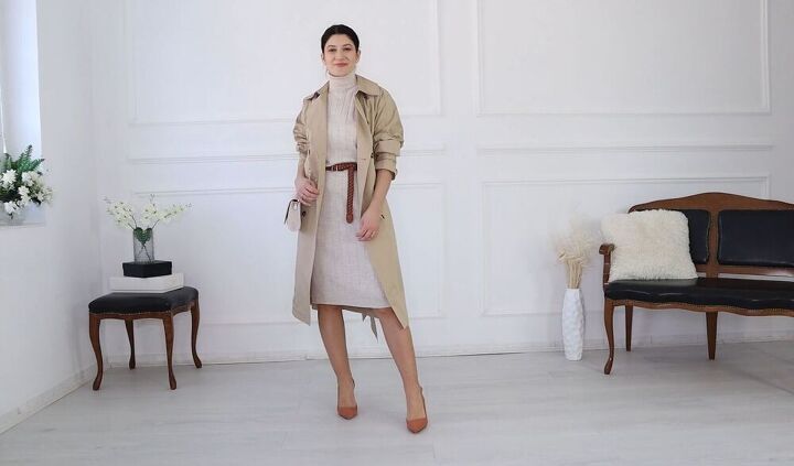 how to wear a cream dress in the winter How I Wear My Slip Dress in Winter