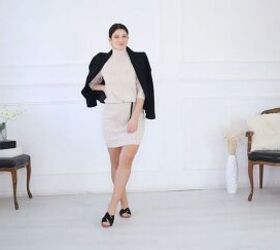 how to style one cream dress eight ways