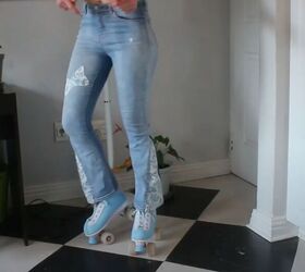 Skinny to Flared: DIY Flare Jeans 