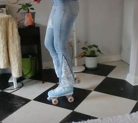 Skinny to Flared: DIY Flare Jeans 