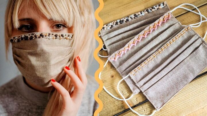 make a fabulous diy mask from an old mask