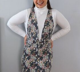 Jeans to Pinafore Refashion
