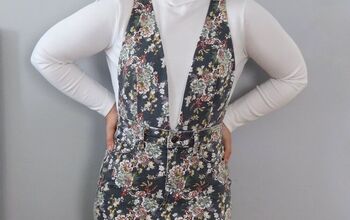 Jeans to Pinafore Refashion