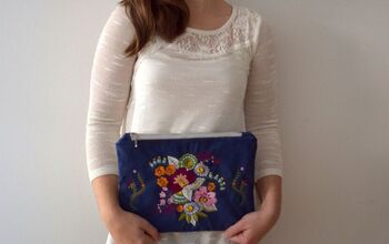Janome Skyline S9 Embroidered Clutch