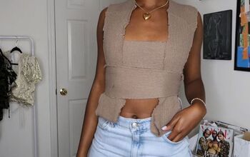 DIY Top From an Old Sweater
