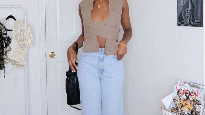 diy top from an old sweater