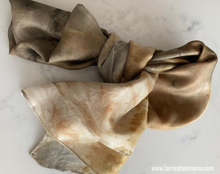 natural bundle dyeing make your own diy scarf