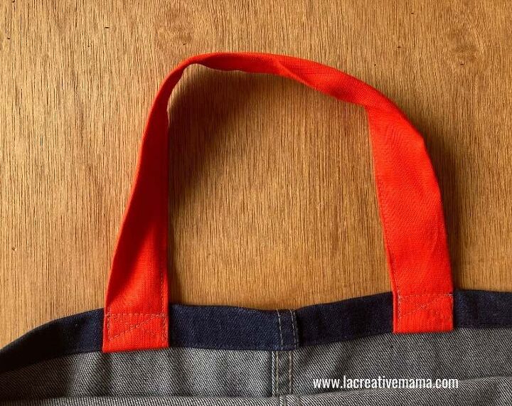 how to upcycle old jeans into a tote bag