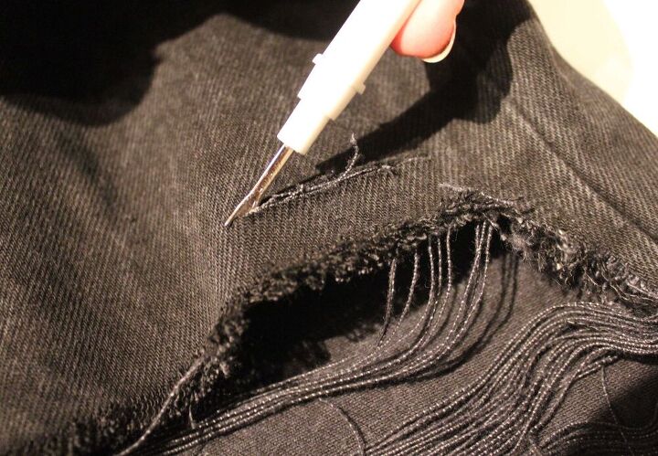 Denim Thread Destry How To: Distressed Denim | Upstyle