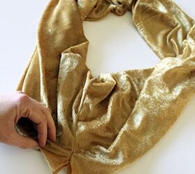 how to sew a velvet loop scarf in under 20 min