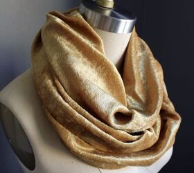 How To Sew A Velvet Loop Scarf In Under 20 Minutes