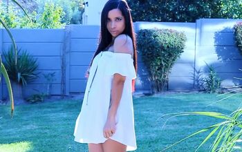 Make This Fabulous & Flowy Off-The-Shoulder Dress in Just 2 Hours