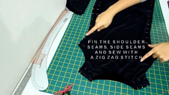 make this sexy little black dress in just a few steps, DIY little black dress